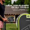 Selkirk Sport SLK Halo Raw Carbon Fiber Pickleball Paddle | Designed in The USA | Choose from The T700 Raw Carbon Fiber Power, The 18k Ultraweave Control, or The Kevlar Linkweave Thermoformed Pro (2024 | Max (All - Around Paddle))
