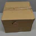 Mkono Ceramic Hanging Planter of Shallow 8 Inch and Deep 6 Inch for Indoor Outdoor Plants, Set of 2 Modern Plant Pot Geometric Porcelain Hanging Basket with Polyester Rope Hanger