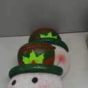 2PCS Christmas Snowman Porch Light Covers for Porch, Garage, Large Light Fixtures, Christmas Outdoor Decorations, Xmas Snowman Lamp Post Covers