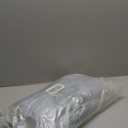 KOUFALL Blue Curtains 96 Inches Long for Living Room Girls Bedroom Set 2 Panels,Rod Pocket Light Blue Linen Semi Sheer Curtains 96 Inch Length for Kids Room,Baby Sky Blue