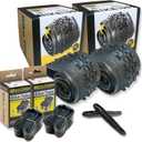 26 Inch Bike Tire Replacement Kit for Mountain Bike Tires 26 X 1.95 Includes Tools. with or Without Tubes Choose 1 or 2 Packs.
