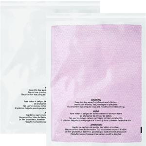100 Count 24x30 Inch Self Seal Clear Poly Bags with Suffocation Warning for Packaging, Shipping & FBA with Permanent Adhesive (1.5mil)
