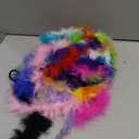 WXJ13 12 Packs 6.6ft Colorful Feather Boas, Turkey Feathers Boa Rainbow Boa Chandelle Feather Boa Colorful Marabou Feather Boas for Craft Wedding Party Dress Up Halloween Costume Decoration