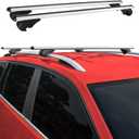 OMAC Roof Rack Cross Bars Set for Volkswagen Jetta SportWagen 2009 to 2014, Silver to Car Rooftop Rail Crossbars 165 Pounds, 2 Pieces
