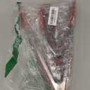 HOTEC Premium Stainless Steel Locking Kitchen Tongs with Silicon Tips, Set of 3-7", 9" and 12" (Red)