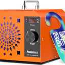 Powerscale Commercial Ozone Machine 250,000mg/h Odor Removal Intelligent Control Ozone Generator Odor Eliminator OZB3 for Large Homes Offices High Capacity Ozone Air Purifier to 21,000sq.ft. Orange