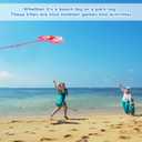 6 Pack 59'' Unicorn Kites for Kids 4-8-12 Adults Large Flying Kites Bulk with Long Tails 6 x 164ft String Easy to Fly Party Favor for Outdoor Games Girls Boys Gift Family Trip Park Beach