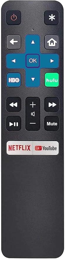 Basic replacement remote control for Insignia NS-24DF310NA19 NS-32DF310NA19 NS-39DF510NA19 NS-43DF710NA19 NS-50DF710NA19 NS-55DF710NA19 without voice recognition