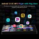 96GB MP3 Player with Android 13 OS, 5" MP3 Player with Bluetooth and WiFi, 1080P HD MP4 Player, Music Player Preloaded with Spotify, Audible, and Play Store