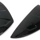 2Pcs Side Car Rearview Mirror Caps for Lexus ES is LS LC RC RCF UX LHD Is300 F-Sport 2018-2023 Mirror Cover (Glossy Black)