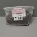 Czrleaty Knotless Braided Wigs for Black Women Heat Resistant Fiber Soft Synthetic Short Bob Box Braided Wig with Bangs African American Braided Wigs (10 inches, Brown)