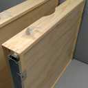 Menkxi 2 Set Pull out Tray Cabinet Organizer Wooden Pull Drawers storage Slide out Pantry Shelf for Base Cabinet Kitchen Gentle Close Fully Assembled Accessories(Wood Color,24'' X 21'' X 3'')