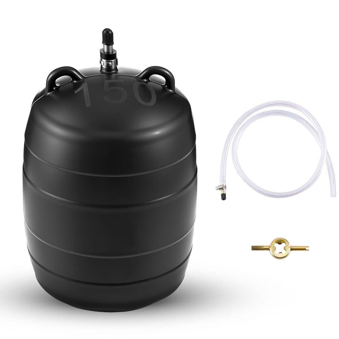 Glooglitter Inflatable Pipe Plug Sewer Test Plug Rubber Plumbing Test Balloon Ball for Sewage Pipeline Inspection(6 Inch,with 39.37 Plastic Extension Hose)