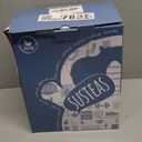 SUSTEAS Stove Top Whistling Tea Kettle - Food Grade Stainless Steel Teakettle Teapot with Cool Touch Ergonomic Handle, With 1 Silicone Pinch Mitt Included, 2.64 Quart(RED)