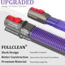 Dryer Vent Lint Vacuum Attachments Hose for Dyson Gen5 V15 V15s V12 V11 V10 V9 V8 V7 Detect Absolute Cyclone Outsize Slim Nozzle Crevice Flexible Lint Removal Tool Dryer Vent Cleaner Kit