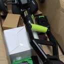 Electric Weed Wacker Cordless with Wheel, Brushless Grass Trimmer with 2 21V 4.0Ah Battery and Fast Charger, 3 Types of Blades String Trimmer, Weed Eater Battery Powered, Grass Cutter Machine