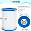 Future Way PDM28 Hot Tub Filter Replacement for Aquarest Dream Maker 461273, Replace Pleatco PDM28, FC-9944, Spa Filter, 28 Sq. Ft, 2 Pack