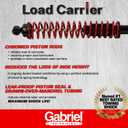 Gabriel 43181 Load Carrier Rear Towing Shock Absorbers for Chevrolet Silverado 1500, Suburban, Tahoe; Dodge Ram 1500; GMC Yukon, Jeep Gladiator; Nissan Titan (1 Pair)