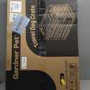 Collapsible Dog Crate for Large/Medium Dogs - 36" L Foldable Dog Cage No-Tool Assembly, Travel Dog Crate with 2 Wheels - Easy to Carry, Space-Saving, Indoor Outdoor Use