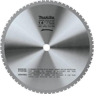 Makita A-97592 14" (70T) Carbide-Tipped Metal Cutting Blade, Ferrous Metal, Makita A-97592 14" (70T) Carbide-Tipped Metal Cutting Blade, Ferrous Metal,