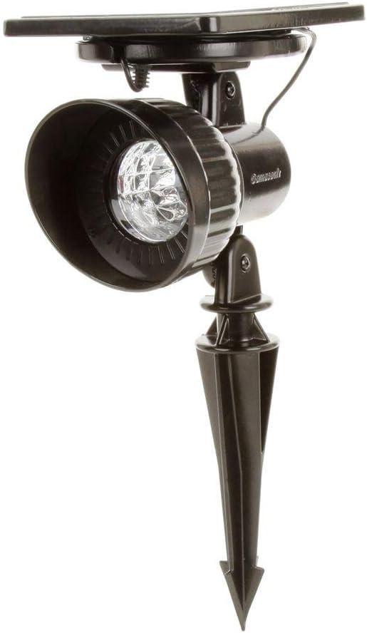 GAMA SONIC GS-103-WW Progressive Garden Landscape Spotlight Outdoor Solar Powered Light on Stake, Warm White LED