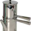 Ilsa Stainless Steel Neapolitan Coffee Maker with Spout, 6 Cup