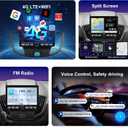 QLED Radio for Ford Transit 150 250 350 Base Version 2015 2016 2017 2018 2019 Upgrade,Touch Screen Stereo Replacement,carplay Android auto,4G Network,Free Camera