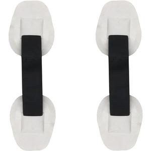 PVC Strap Handle Patches for SUP Paddleboard &Inflatable Boats Kayak Seat Strap for Dinghy Canoe and Boat PVC Armrest in 2 pcs (white)