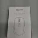 PEIOUS Wireless Mouse Jiggler - LED Wireless Mice with Build-in Mouse Mover, Rechargeable Moving Mouse for Laptop with Undetectable Random Movement Keeps Computers Awake - Purple to Pink