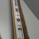 Lotus & Windoware Cordless, 2 Inch Faux Wood Blind, 33" Wide x 48" Long, Window Blinds, Blinds & Shades, Blinds for Indoor Windows, Embossed, Bright White