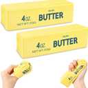 2 Pack Butter Squishy Toys - Squeezeable Squishies, Stress Relief Slow Rising Squishy Toys, Squishy Butter Toy for Relief, Portable Fidget & Relaxation Toy Set