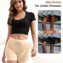 INNERSY Women's Slip Shorts for Under Dresses Anti Chafing Biker Shorts Boyshorts Underwear (XL)