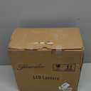 2-Pack Vintage LED Lanterns with Moving Flame Flickering- 9.5" Decorative Flameless Battery Operated Lamps with Timer for Outdoor Garden, Patio & Indoor Decor - Bronze