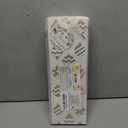 JOYIN 12 PCS Christmas Wine Bottle Bags Gold Foil with Tissue Paper and Name Tags 6 Print Designs for Winter Holiday Xmas Gift Party Favor Decoration, Liquor Lovers and Drinkers Gift Presents