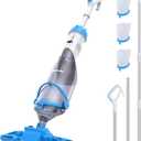 BIELMEIER Handheld Pool Vacuum with Telescopic Pole, Updated Swimming Pool Cleaner 19 GPM Powerful Suction, Cordless Pool Vacuum for Cleaning Above Ground Pools, Inground Pools, Spas, Hot Tubs