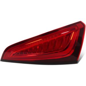 Passenger Side Tail Light Assembly Compatible with 2013-2017 Q5 2014-2017 SQ5 Yellow Signal Rear Brake Lamp Taillight 8R0945094C 8R0945094D (Right)
