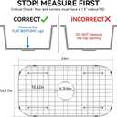 Stainless Steel Sink Protector Grid 26-1/16" x 14-1/16" (Centered Drain)