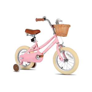 JOYSTAR Girls Bike for 2-12 Years Old Toddlers and Kids, 12" 14" 16" 18“ 20" Retro Style Kids Bike with Training Wheels, 18 20 Inch Children Bicycle with Kickstand