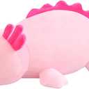 SQEQE Weighted Axolotl Plush Toy, Pink Axolotl Stuffed Animals Cute Plush Pillow, Cute Weighted Stuffed Animals Gifts for Girls & Boys Pink 23.6 Inch, 3.1 Lbs, Pink Axolotl