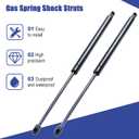 20 inch 60 Lbs(267N) Lift Support Gas Shocks Struts Hydraulics Piston Lid Stay Springs Rod for Window Cabinet Truck Cap Travel Trailer Bed Heavy Duty Tool Box Lid Top RV