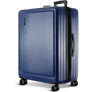 TRAVELARIM 28 Inch Luggage with Spinner Wheels, Hard Shell Suitcase with TSA Locks for Luggage, Travel Large Suitcase, Expandable Hard Shell Suitcases, Navy, Large 28-Inch Checked