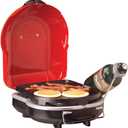 Coleman Fold ‘N Go 6,000 BTU Portable Propane Grill, Lightweight Gas Grill with Push-Button Starter & Adjustable Horseshoe Burner, Great for Camping, Tailgating, Grilling, BBQ