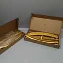 Fomcet Metal Arch Backdrop Stand Set of 2 Gold Wedding Arch Stand 7.2FT & 6FT Arched Backdrop Frame for Birthday Party Baby Shower Graduation Ceremony Decoration