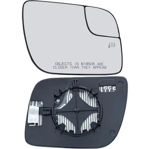Right Side Mirror Glass Compatible with Ford Explorer 2011 2012 2013 2014 2015 2016 2017 Passenger Side Heated Mirror Glass BB5Z17K707A BB5Z17K707B Convex Mirror with Backing Plate