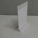 Amazon.com : Yulejo 24 Pack Acrylic Sign Holder, Plastic Clear Table Display Holder Double Sided Menu Display Stands T Shaped Card Picture Frames for Office, Weddings, Meetings, Hotels, Restaurants (4 x 6 Inches) : Office Products