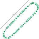 2 x Amscan Festive Multicolor St. Pat's Glow In The Dark Word Beads - 33" (Pack of 6) - Eye-Catching Design - Perfect for St. Patrick's Day & Night Celebrations