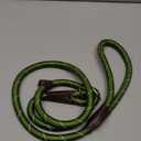 Fida Slip Leads for Dogs, 4 FT x 1/ 2" Dog Leash Heavy Duty Comfortable Strong Rope Lead for Large, Medium Dogs, No Pull Pet Training Leash with Highly Reflective, Green