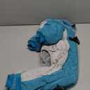 MIGOHI Full Body Dog Coat - Warm Reflective Small Dog Winter Coat with Harness, Turtleneck Fleece Jacket for Dogs,Four-Leg Windproof Puffer Jackets Snowsuit with Zipper for Small Medium Large Dogs (Teal,Large)