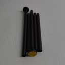 Shower Curtain Rod 63", Brown Color