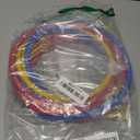 2026 Upgrade 22985 Plus II Manifold Hose Set - 72",Low Loss,Standard 1/4" FL to 1/4" FL Vacuum Certified Refrigerant Hose,for R410A and All Common Refrigerants- 800 PSI Working Pressure,(Pack of 3)